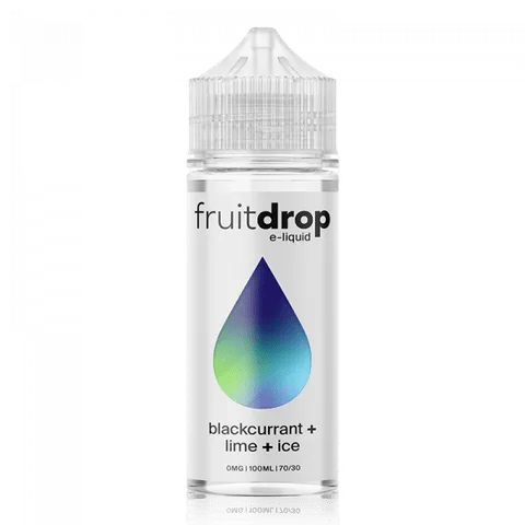 Fruit Drop 100ml Shortfill E-Liquid Blackcurrant Lime Ice