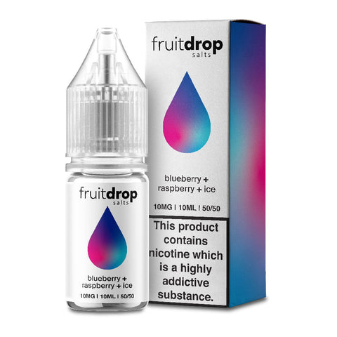 Fruit Drop 10ml Nic Salts Blueberry Raspberry Ice