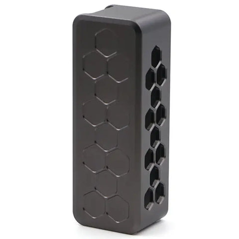 Gerobak & Orca Vape San Dynasty Battery Cover Gunmetal Hexa