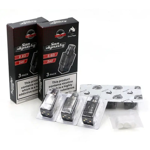 Gerobak & Orca Vape San Dynasty Nano Replacement Pod