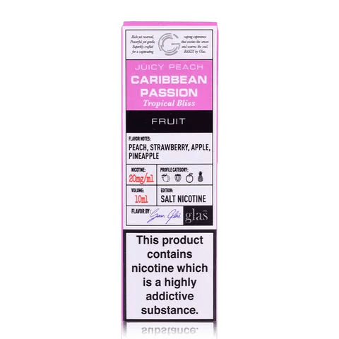 Glas Basix Nic Salt E-Liquids Caribbean Passion