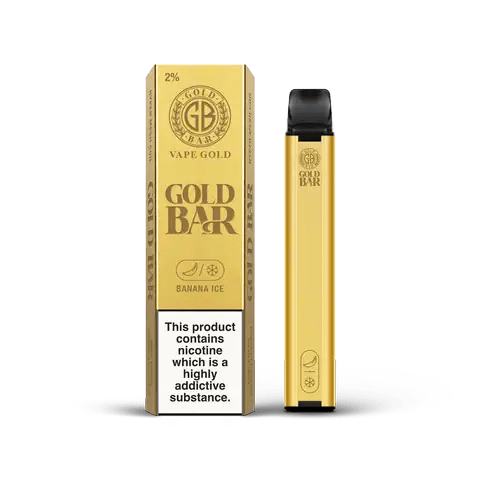 Gold Bar Vape Disposable 600 Banana Ice