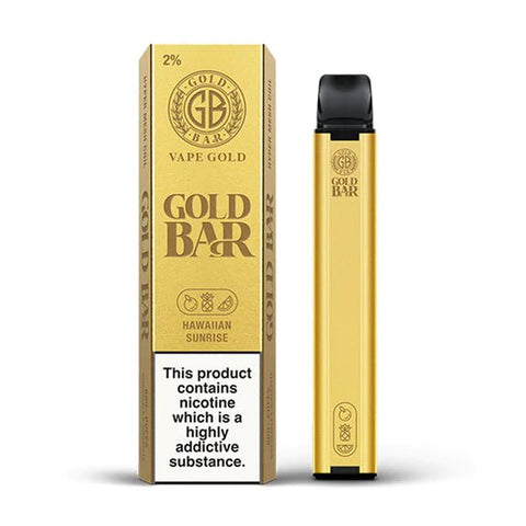 Gold Bar Vape Disposable 600 Hawaiian Sunrise