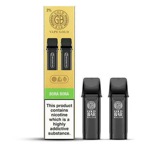 Gold Bar Reload Replacement Pods Bora Bora