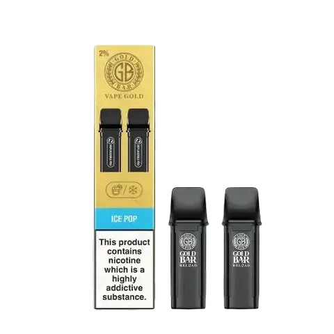 Gold Bar Reload Replacement Pods Ice Pop