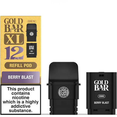 Gold Bar XL Replacement Pods Berry Blast