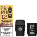 Gold Bar XL Replacement Pods Raspberry Watermelon