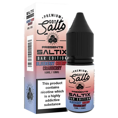 Got Salts SALTIX Blueberry Cherry Cranberry Bar Edition Nic Salt 10ml