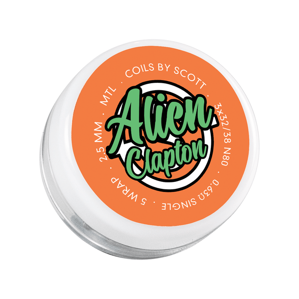 Handmade Coils by Scott 0.63 Alien Clapton (Single MTL)