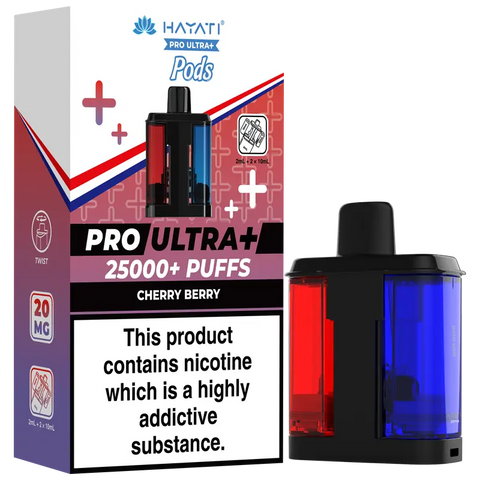 Hayati Pro Ultra Plus 25K Refill Pods Cherry Berry