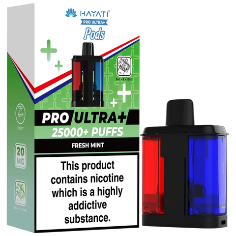 Hayati Pro Ultra Plus 25K Refill Pods Fresh Mint