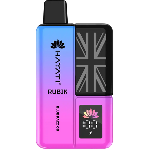 Hayati Rubik 7000 Puff Prefilled Vape Kit Blue Razz GB