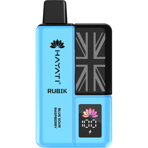 Hayati Rubik 7000 Puff Prefilled Vape Kit Blue Sour Raspberry