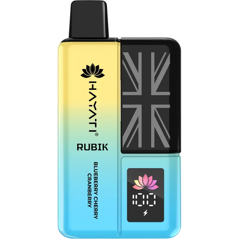 Hayati Rubik 7000 Puff Prefilled Vape Kit Blueberry Cherry Cranberry