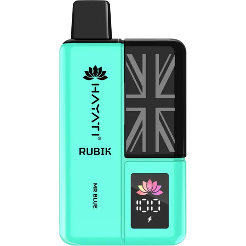 Hayati Rubik 7000 Puff Prefilled Vape Kit Mr Blue