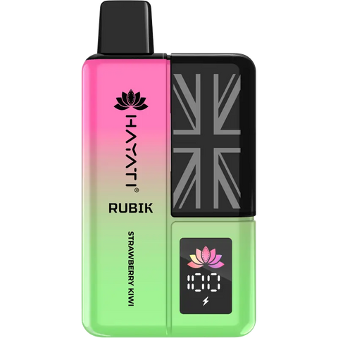 Hayati Rubik 7000 Puff Prefilled Vape Kit Strawberry Kiwi