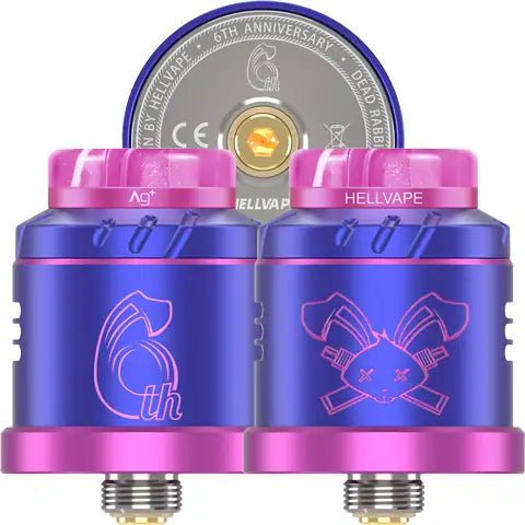 Hellvape Dead Rabbit Solo RDA 6th Anniversary Edition Blue Purple