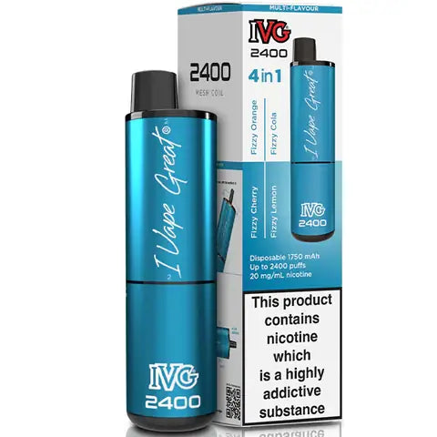 IVG 2400 4 in 1 Disposable Pod Vape Fizzy Edition