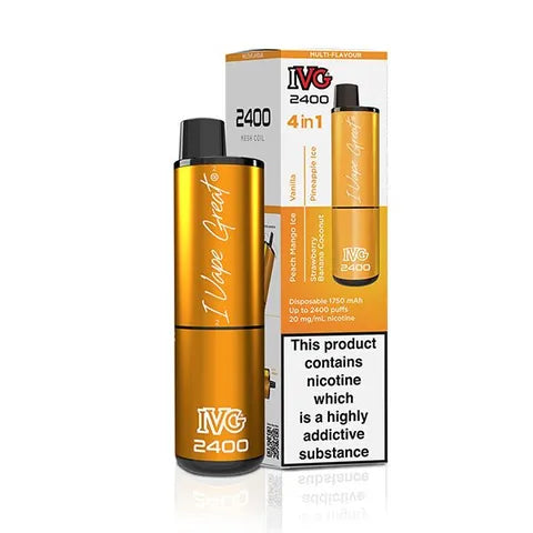 IVG 2400 4 in 1 Disposable Pod Vape Exotic Edition