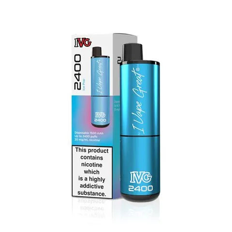 IVG 2400 Disposable Pod Vape Ice Blue
