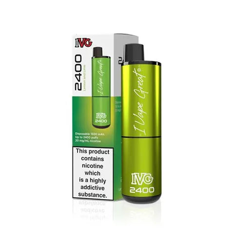 IVG 2400 Disposable Pod Vape Lemon & Lime