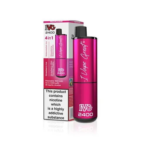 IVG 2400 4 in 1 Disposable Pod Vape Pink Edition