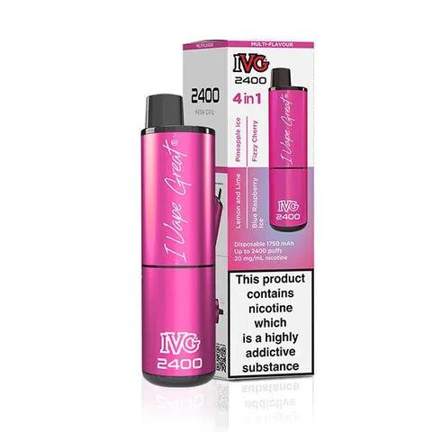 IVG 2400 4 in 1 Disposable Pod Vape