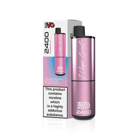 IVG 2400 Disposable Pod Vape Strawberry Ice