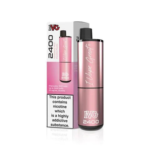 IVG 2400 Disposable Pod Vape Strawberry Mint Menthol Mojito