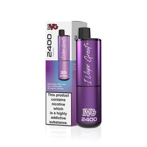 IVG 2400 Disposable Pod Vape Berry Fizz