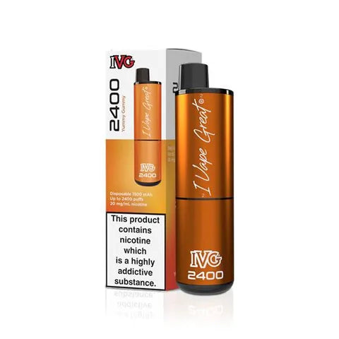 IVG 2400 Disposable Pod Vape Yummy Gummy (Citrus Mix)