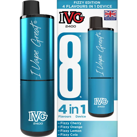 IVG 2400 Prefilled Vape Pod Kit 4-in-1 Fizzy Edition