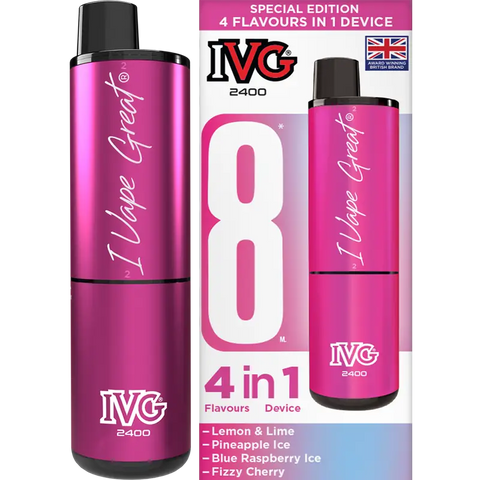 IVG 2400 Prefilled Vape Pod Kit 4-in-1 Special Edition