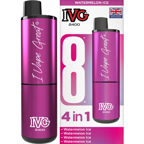 IVG 2400 Prefilled Vape Pod Kit Watermelon Ice