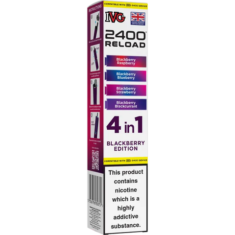 IVG 2400 Reload 4-in-1 Multi Flavour Prefilled Vape Pods
