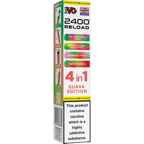 IVG 2400 Reload 4-in-1 Multi Flavour Prefilled Vape Pods
