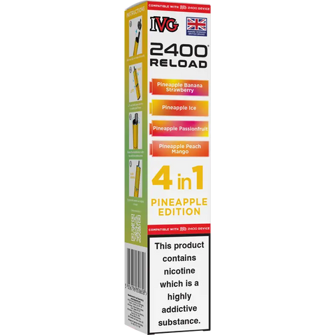 IVG 2400 Reload 4-in-1 Multi Flavour Prefilled Vape Pods