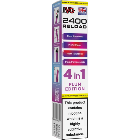 IVG 2400 Reload 4-in-1 Multi Flavour Prefilled Vape Pods