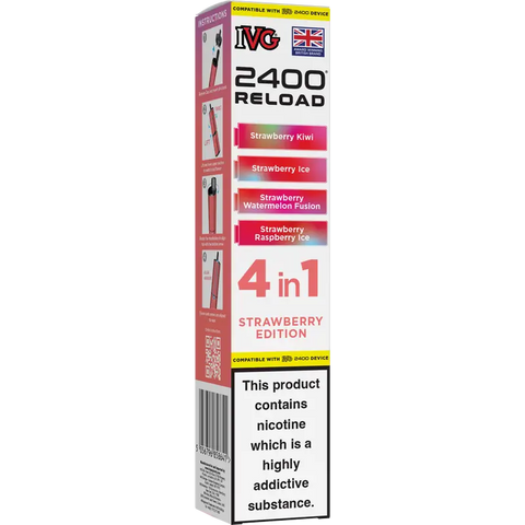 IVG 2400 Reload 4-in-1 Multi Flavour Prefilled Vape Pods