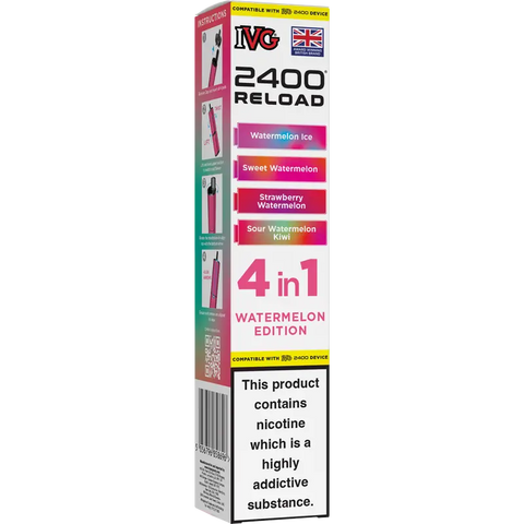 IVG 2400 Reload 4-in-1 Multi Flavour Prefilled Vape Pods
