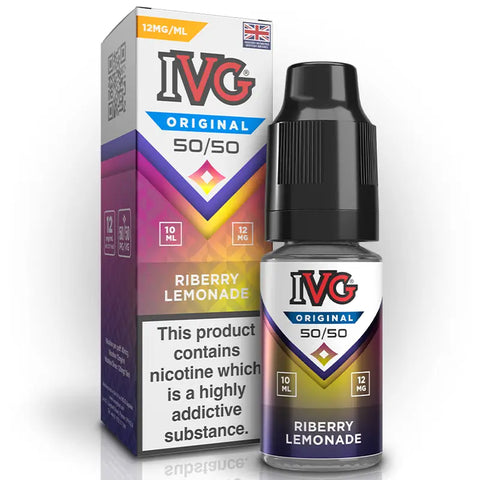 IVG 50/50 Original 10ml E-liquids Riberry Lemonade 12mg