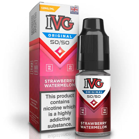 IVG 50/50 Original 10ml E-liquids Strawberry Watermelon 12mg