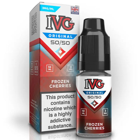 IVG 50/50 Original 10ml E-liquids Frozen Cherries 3mg