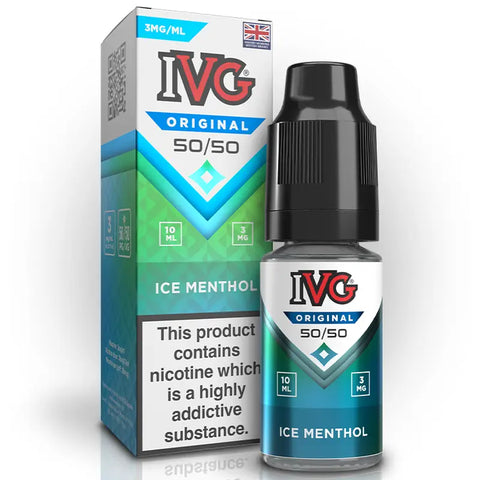 IVG 50/50 Original 10ml E-liquids Ice Menthol 3mg