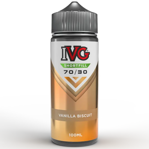 IVG Original 70/30 100ml Shorfill Vape Juice Vanilla Biscuit