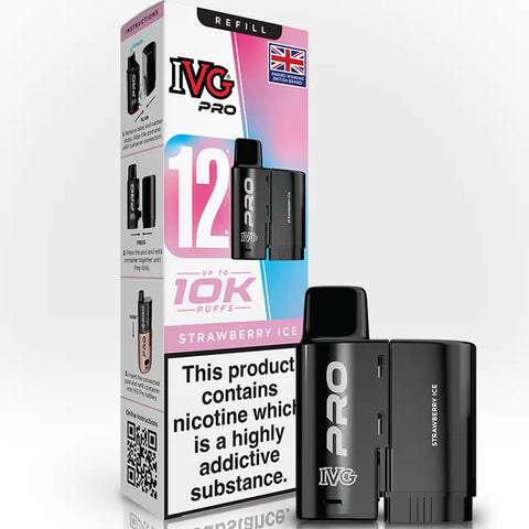 IVG Pro 12 Prefilled Replacement Pods Strawberry Ice