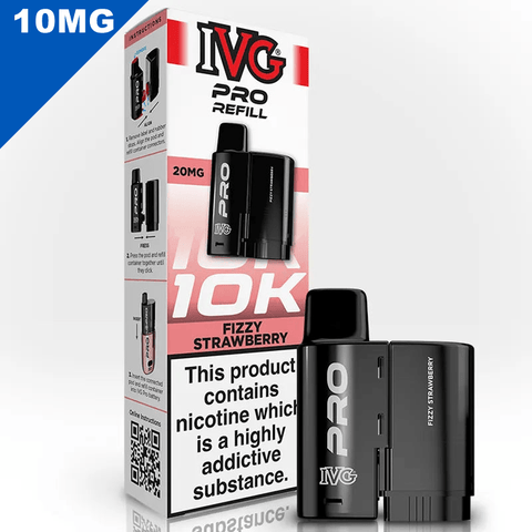 IVG Pro Prefilled Replacement Pods Fizzy Strawberry 10mg