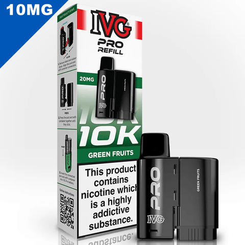 IVG Pro Prefilled Replacement Pods Green Fruits 10mg