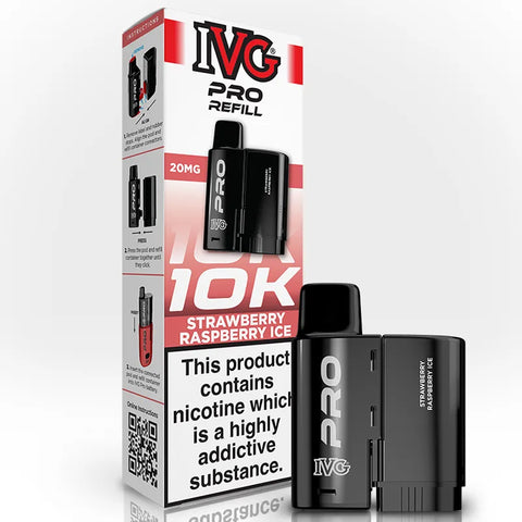 IVG Pro Prefilled Replacement Pods Strawberry Raspberry Ice