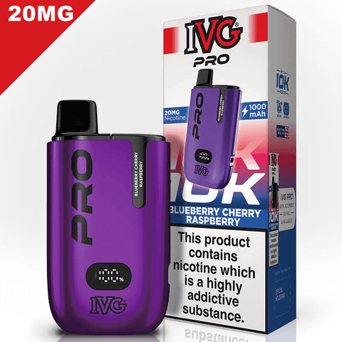 IVG Pro Vape Pod Kit Blueberry Cherry Raspberry 20mg